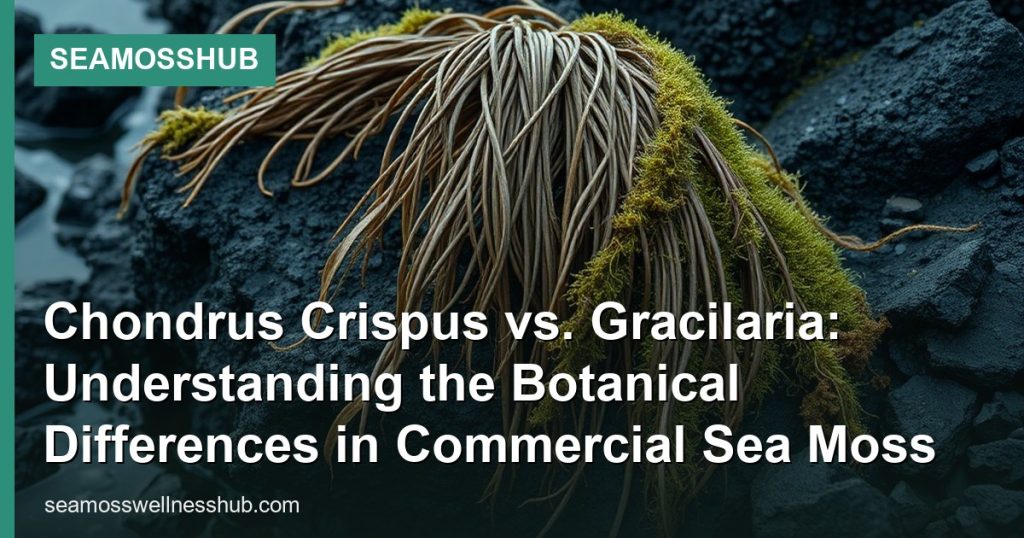 Chondrus Crispus vs. Gracilaria: Understanding the Botanical Differences in Commercial Sea Moss - SeaMossHub