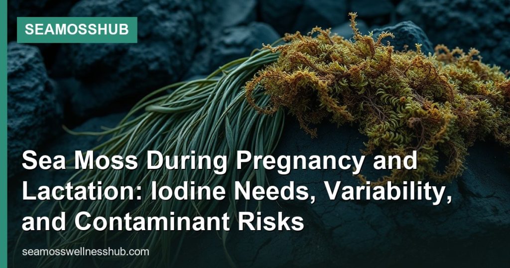 Sea Moss During Pregnancy and Lactation: Iodine Needs, Variability, and Contaminant Risks - SeaMossHub