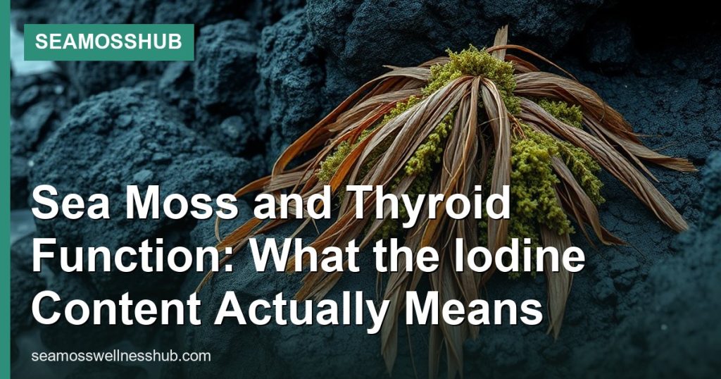Sea Moss and Thyroid Function: What the Iodine Content Actually Means - SeaMossHub