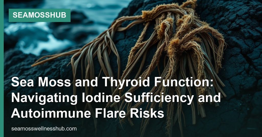 Sea Moss and Thyroid Function: Navigating Iodine Sufficiency and Autoimmune Flare Risks - SeaMossHub