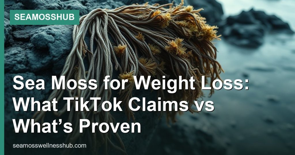 Sea Moss for Weight Loss: What TikTok Claims vs What’s Proven - SeaMossHub
