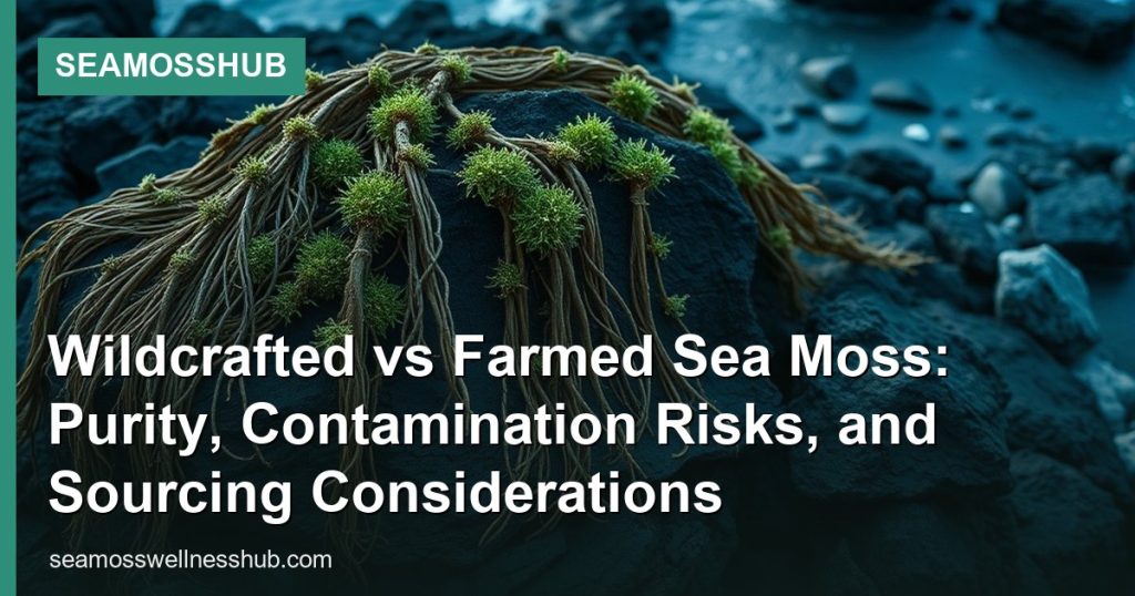 Wildcrafted vs Farmed Sea Moss: Purity, Contamination Risks, and Sourcing Considerations - SeaMossHub