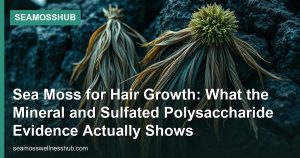 Sea Moss for Hair Growth: What the Mineral and Sulfated Polysaccharide Evidence Actually Shows