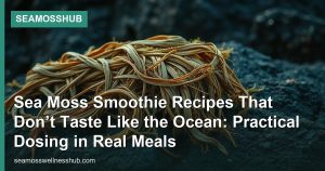 Sea Moss Smoothie Recipes That Don’t Taste Like the Ocean: Practical Dosing in Real Meals